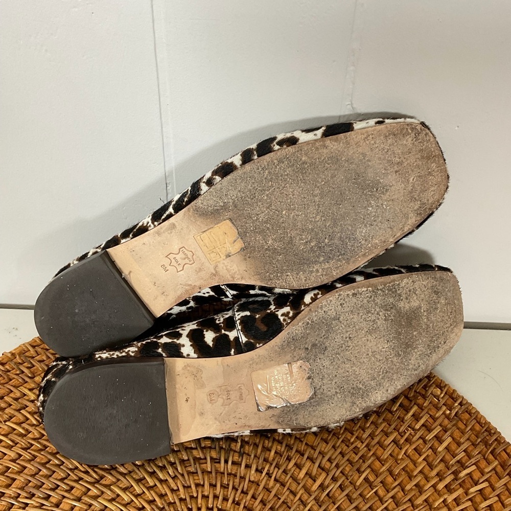 Tory Burch 'Metal Miller' Loafer Leopard Print Calf Hair Size 8M MSRP $348 - Picture 4 of 6